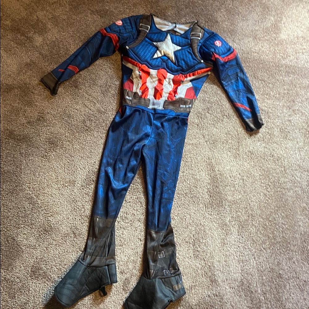 Captain America Marvel Avengers Rubie's Kids Size Small Halloween Costume